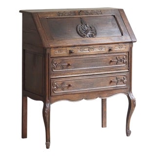 Antique French Louis XV Style Writing Desk, 1920s For Sale