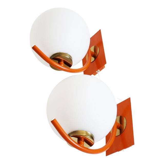Mid-Century Modern Wall Lamp from Molecs, Vienna, Austria, 1960s, Set of 2 For Sale