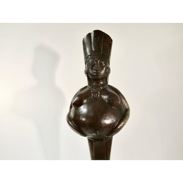 Metal Enrique Gottdiener Soto Ixchel 1977 Sculpture For Sale - Image 7 of 9