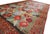 Gray 1900s Large Scale Olive Antique French Floral European Folk Besserabian Wool Rug For Sale - Image 8 of 11