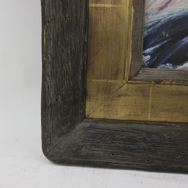 Late 20th Century Emeric Vagh Weinmann (1919-2012): Expressionist Still Life Oil Painting With Fruit - Gold & Wood Frame For Sale - Image 5 of 11