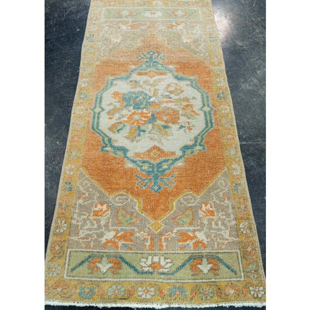 Turkish Mini Rug Oriental Hand Knotted Vintage Rug 1'7" x 3'4" #20743 Explore a curated collection of hallway runners,...
