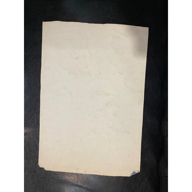 Isaac Charles Goetz, Arbres et Mazot, 1960s, Gouache For Sale - Image 4 of 6