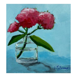 “Shadow Dancer” Floral Still Life Painting Linda McDonough For Sale