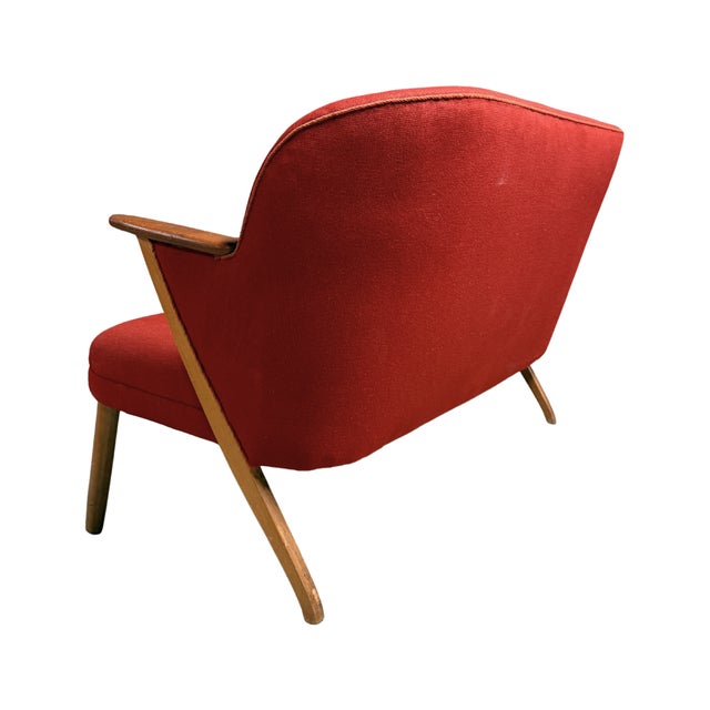 Wood Danish Modern Sofa Attributed to Chresten Findahl Brodersen, c.1950s For Sale - Image 7 of 8