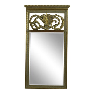 Maitland Smith Regency Style Gold Framed Mirror For Sale