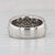 Metal Vintage Ornate 0.58ctw Diamond Flower Ring Platinum Wedding Anniversary Size 6 For Sale - Image 7 of 8