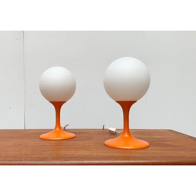 Mid-Century Swiss Table Lamps by E.R. Nele for Temde, Set of 2 For Sale - Image 4 of 18