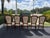 Ivory Vintage John Widdicomb Floral Upholstered Dining Chairs, Set of 12 For Sale - Image 8 of 17