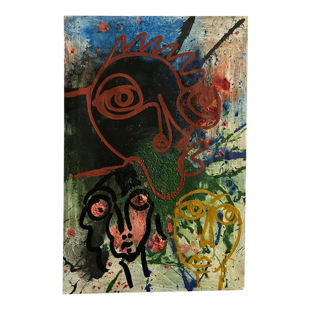 Abstract Painting, Peter Keil, Late 20th Century - Junge Wilde Collection For Sale
