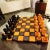 Vintage Chess Set in Hand carved Italian Alabaster of Volterra. Genuine Alabaster (Label) - Hand carved - Stunning very...