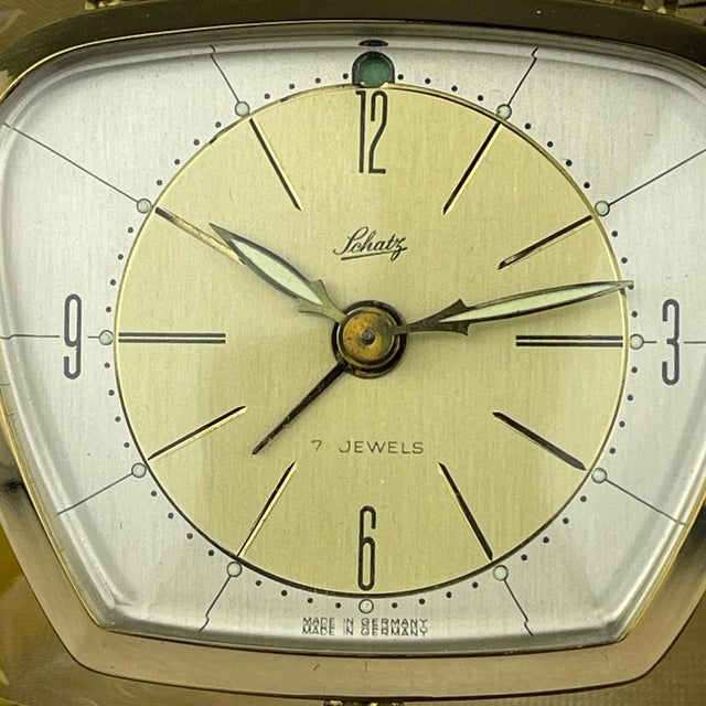 Vintage Travel Alarm Clock by Schatz, Germany, 1970s For Sale - Image 13 of 18