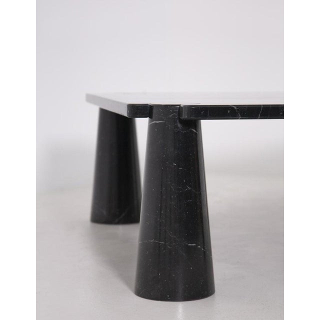Mid-Century Modern Black Marble Eros Coffee Table by Angelo Mangiarotti for Skipper, 1990s For Sale - Image 3 of 5
