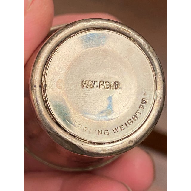 Beautiful solid sterling silver salt and pepper shakers in lovely condition with original patina and oxidation. Marked at...