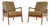 Vintage Danish Teak and Leather Lounge Chairs by Ole Wanscher for France & Søn, 1960, Set of 2 For Sale