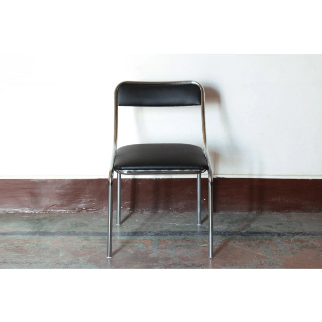 Black Dining Chairs, 1970s, Set of 4 For Sale - Image 6 of 12