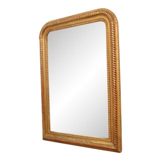 Napoleon III Giltwood Mirror , France Late 19th Century For Sale