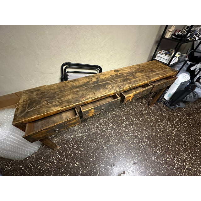 Middle Qing Dynasty Locust Wood Console Table, China via Golden Triangle Chicago For Sale In Chicago - Image 6 of 8