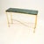 Vintage French Brass and Marble Console Table, 1970s For Sale - Image 6 of 12