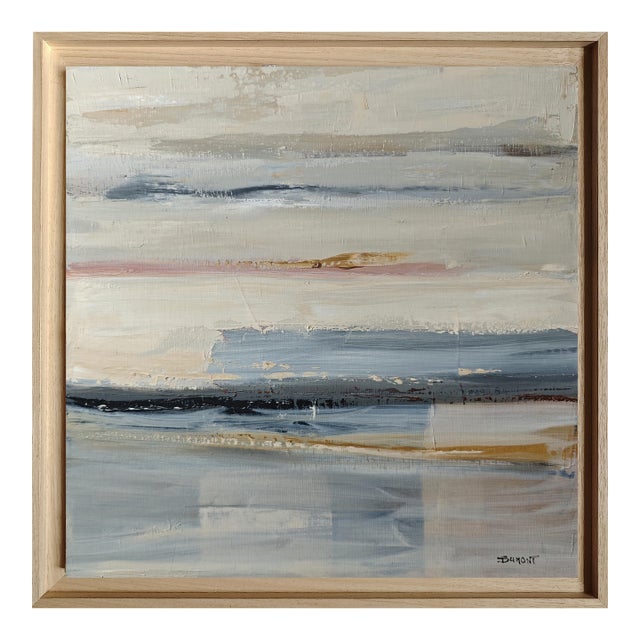 Instant Suspendu, Abstract Seascape, Contemporary, French, Framed by Sophie Dumont For Sale