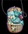 Metal 1993 Judith Leiber Fruit Vegetable Basket Farm Fresh Fall Crystal Minaudiere Shoulder Clutch Evening Bag Gemstones For Sale - Image 7 of 15