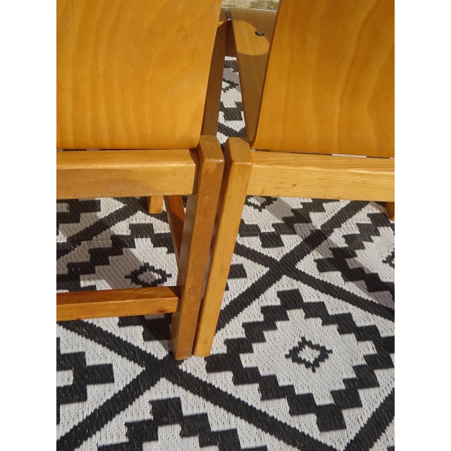 Light Beech Dining Chairs, Set of 2 For Sale - Image 14 of 18