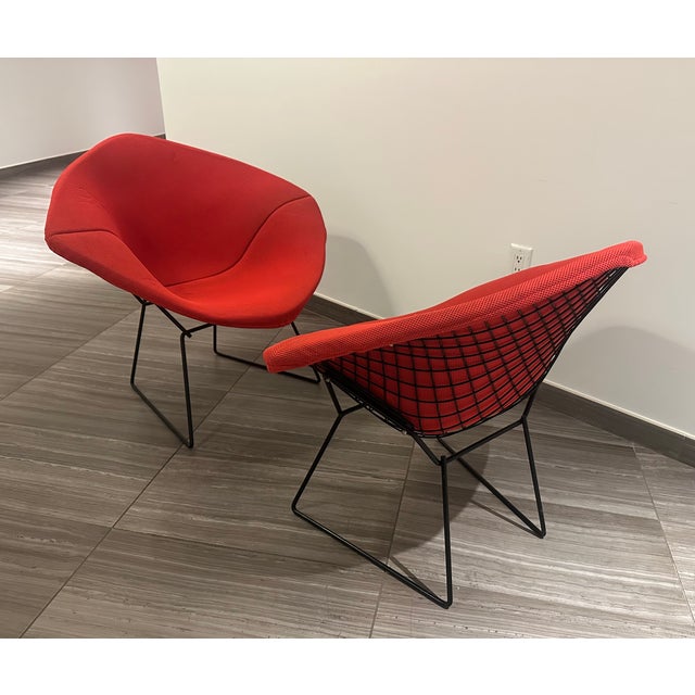 Knoll 1970s Harry Bertoia Diamond Lounge Chair for Knoll Mid-Century Modern For Sale - Image 4 of 12