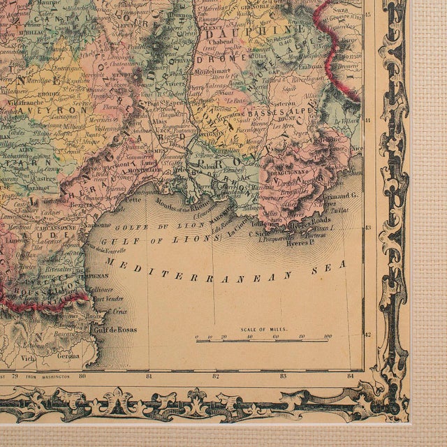 フランスアンティーク　MAP Amazon.com: Historic Map : 1939 Rand McNally Popular map of