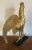 American Antique 19th Century American Folk Art Gilt Swell Body Copper and Zinc Rooster Weathervane For Sale - Image 3 of 12