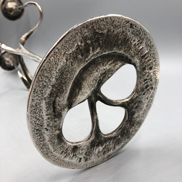 Mid-Century Brutalist Candlestick by Kurt Jesch for Amadeus/Tonini, 1970s For Sale - Image 14 of 15