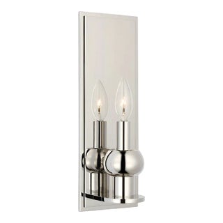 Paloma Contreras for Visual Comfort Signature Comtesse Medium Sconce in Polished Nickel For Sale