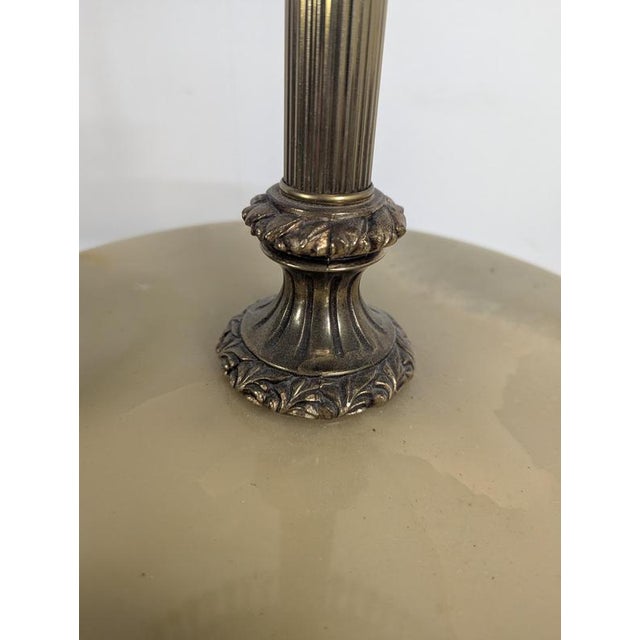 Neoclassical Style Floor Lamp in Onyx For Sale - Image 4 of 8