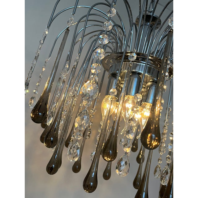 Murano Teardrop Chandelier from Maestri Di Murano, 1980s For Sale - Image 11 of 18