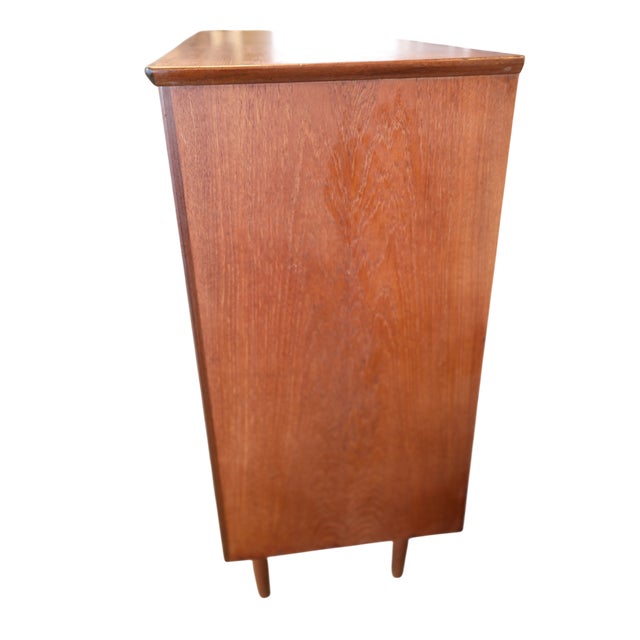 Danish Teak Cabinet with Bar Cabinet and Sliding Doors, 1960s For Sale - Image 6 of 14