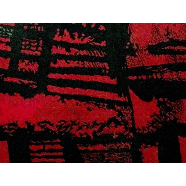 Postmodern French Abstract Woolen Rug by Maurice André, Aubusson, 1950 For Sale - Image 3 of 10