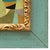 2020s Contemporary Abstract Oil Painting in Vintage Blue Painted Frame For Sale - Image 5 of 6