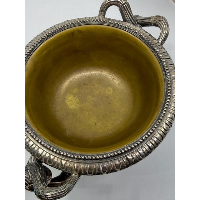 Pair 19th Century Grand Tour Neo Classical Silver Plated Warwick & Albani Urns For Sale - Image 4 of 18