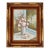 Vintage Original Oil on Canvas, Pink Roses Still Life — Signed Emily, 1983, Ornate Gilt Frame For Sale