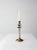 Brass Vintage Etched Brass Candlestick Holder For Sale - Image 8 of 10