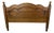 Vintage French Style Oak Headboard For Sale