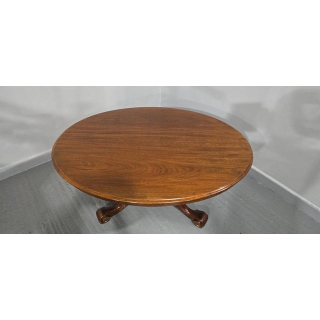 Victorian Oval Coffee Table, 1880 For Sale - Image 3 of 11