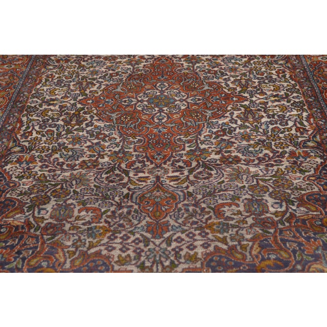 Late 20th Century 79790 Vintage Indian Kashmir Rug, 03'01 X 05'02 For Sale - Image 5 of 10