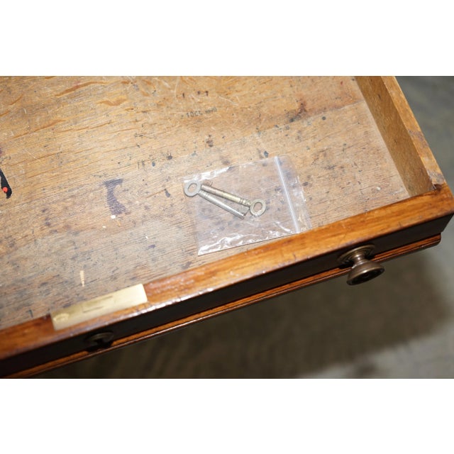 Antique Writing Desk with Twin Writing Slopes, 1860s For Sale - Image 14 of 18