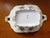 Vintage Porcelain Rectangular Bowl With Handles and Raised Floral Motif, #69600 For Sale In New Orleans - Image 6 of 6