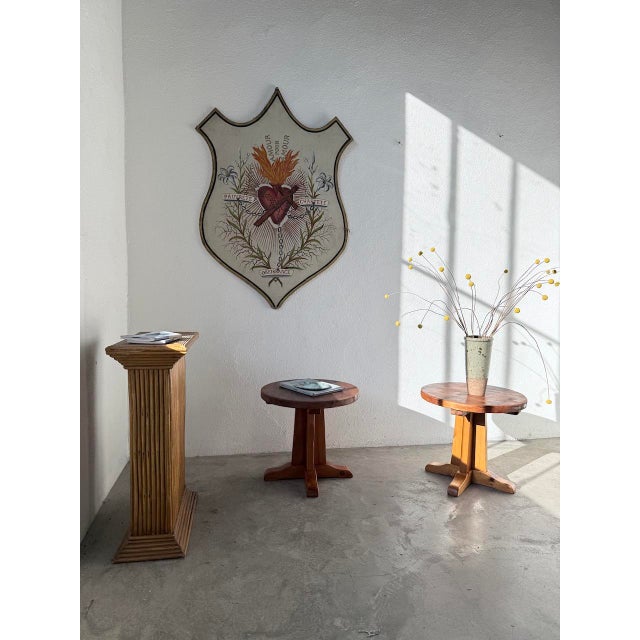 Large Sacred Heart Church Coat of Arms, 1960s For Sale - Image 4 of 18