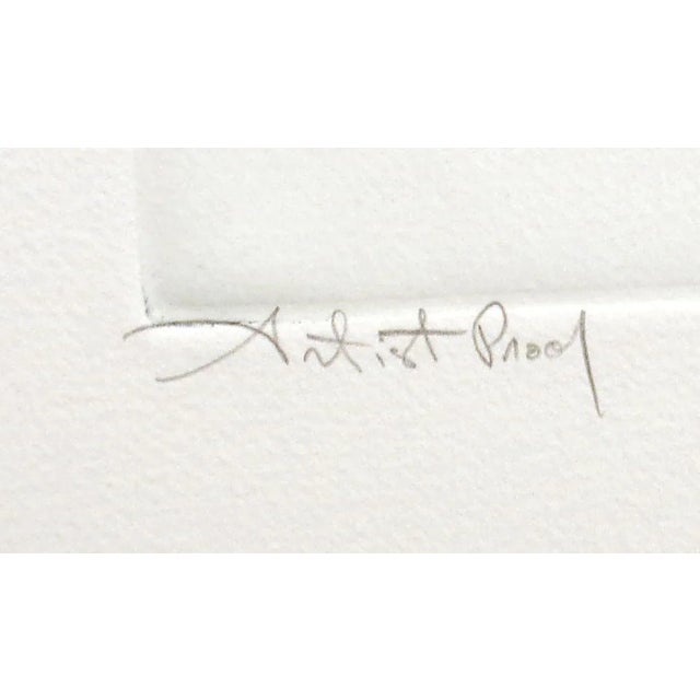 1980s 1983 "Chinese Orchid" Botanical Still Life Etching by Arnold Iger For Sale - Image 5 of 6