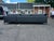Rh Italia Track Arm Black Leather Chaise Sectional With Metal Base For Sale - Image 10 of 10