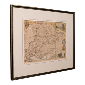 1850's Antique County Map Essex