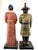 Vintage Hand-Painted Filipino Wood Figurines of Traditional Couple, a Pair For Sale - Image 10 of 12