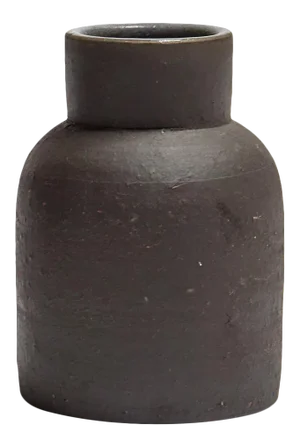 Featured in The 2020 San Francisco Decorator Showcase — Eric Vander Molen Minimal Charcoal Ceramic Vessel